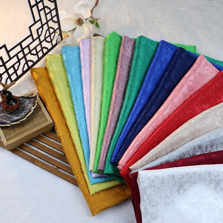 Юбка Макси ткань жаккардовый шелк древний костюм Ханфу атласный Шелковый Чонсам ткань в древнем стиле юбка