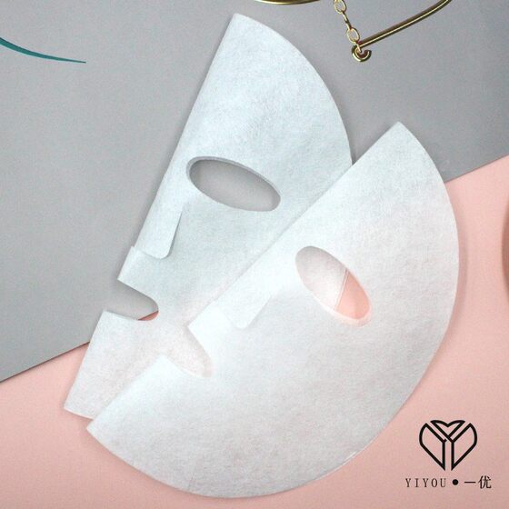 Factory wholesale ice ice film invisible mask paper clothing paste lock water moisturizing beauty salon wet sea grape mask cloth