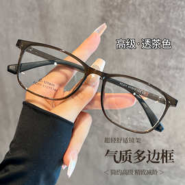 韩系超轻眼镜近视女F311R黑框素颜高级感斯文眼镜丹阳眼镜批发