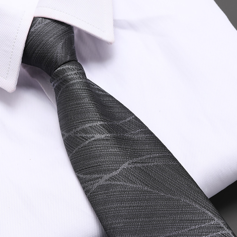 8cm 그레이 패턴 지퍼