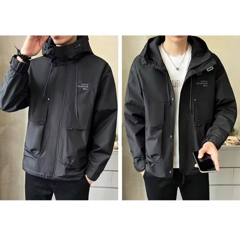 봄과 가을 루피 핸섬 재킷 남자 하이 스트리트 패셔너블 브랜드 홍콩 스타일 일본 스타일 하라주쿠 스타일 한국 스타일 패셔너블 루즈 재킷