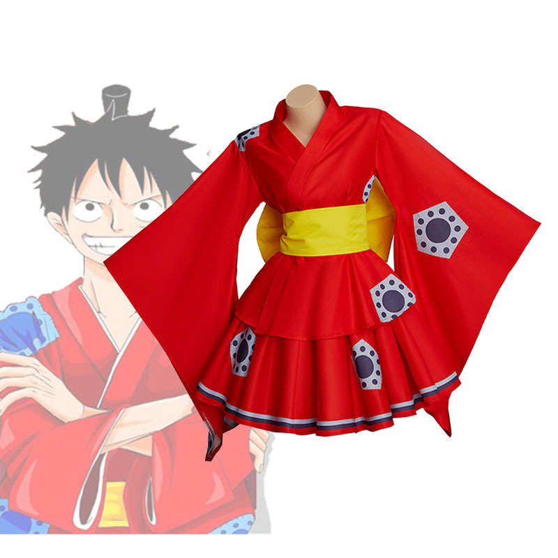 Una pieza cos ropa luffy Sauron trafar Garona América y el país de Japón kimono Cosplay anime