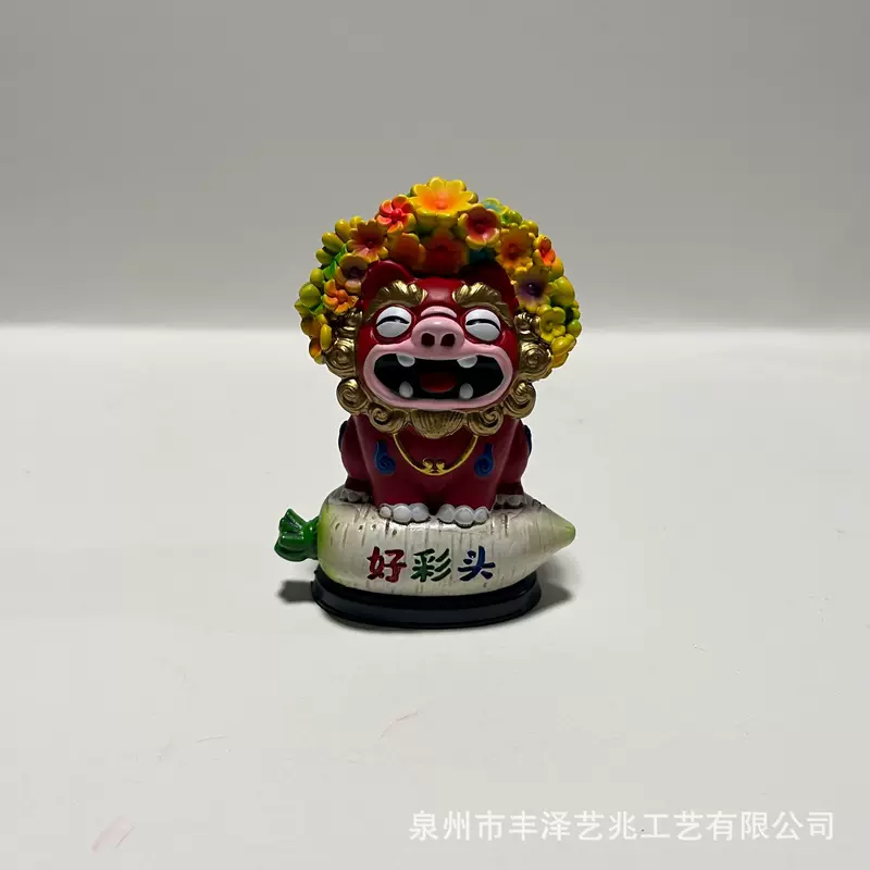 Haocaitou заколка смола ремесла украшения оптом Чанчжоу Xianpu тигр-рыцариные украшения живописные места магазины туристические сувениры