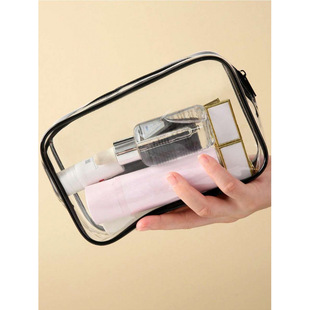 A 10571 Transparent PVC portable wash bag ͸�� PVC ��yϴ��