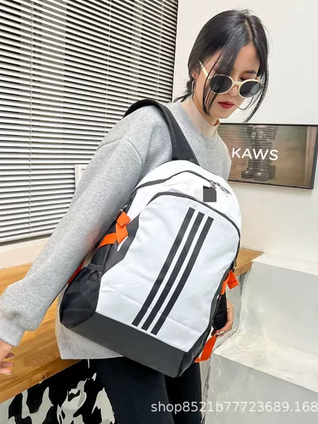 New Style Backpack for Male and Female Students, Junior High School Students, Trendy and Personalized Backpack, Outdoor Travel Bag, Lightweight