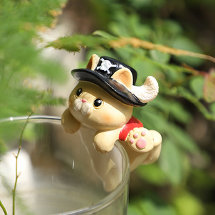 Creative Resin Cat Climbing Tank Decoration Ornaments Gardening Micro Landscape Pendant Fish Tank Fun Kitty Pendant Pendant