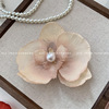 Advanced hair accessory, retro three dimensional hairgrip, high-quality style, french style, flowered