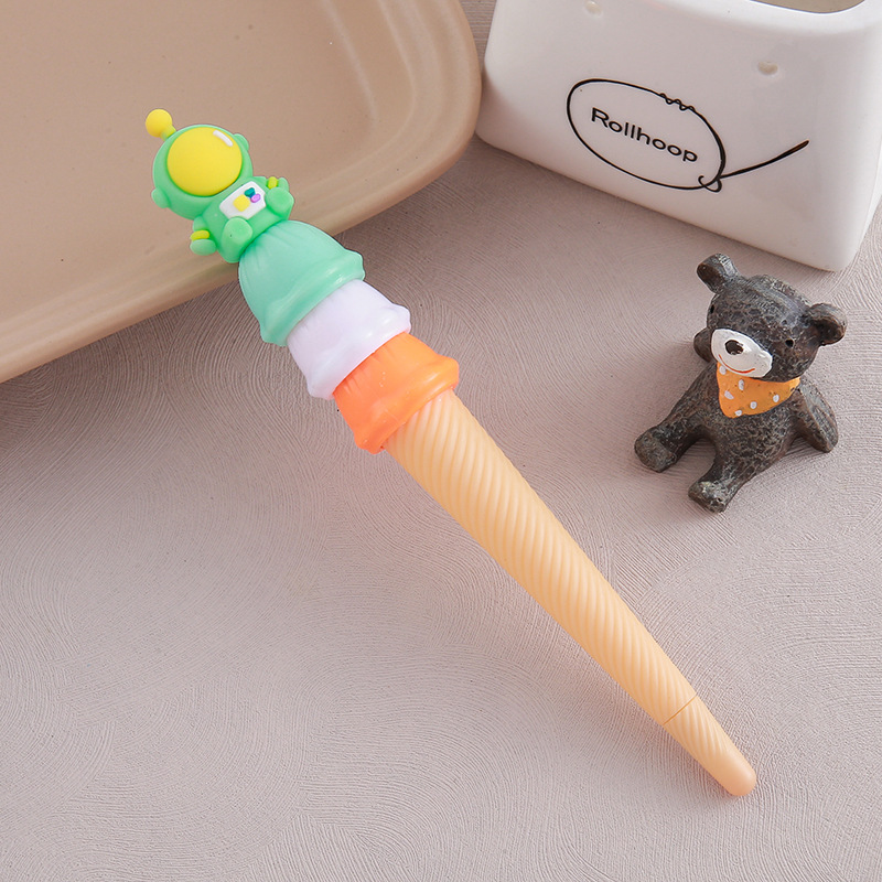 Bolígrafo de góner Haagen-Dazs Bolígrafo de góner de cono de dibujos animados Bolígrafo de góner de helado Papelería creativa Regalo de premio para estudiantes