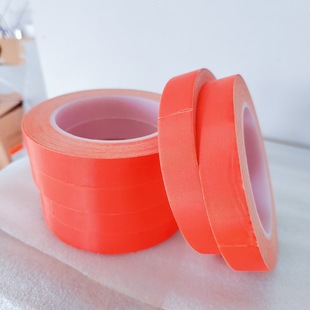 Red Glass Cloth Insulation Tape Flame Retardant Orange Glass Cloth High Temperature Line Speed Tape Orange Line Speed Tape