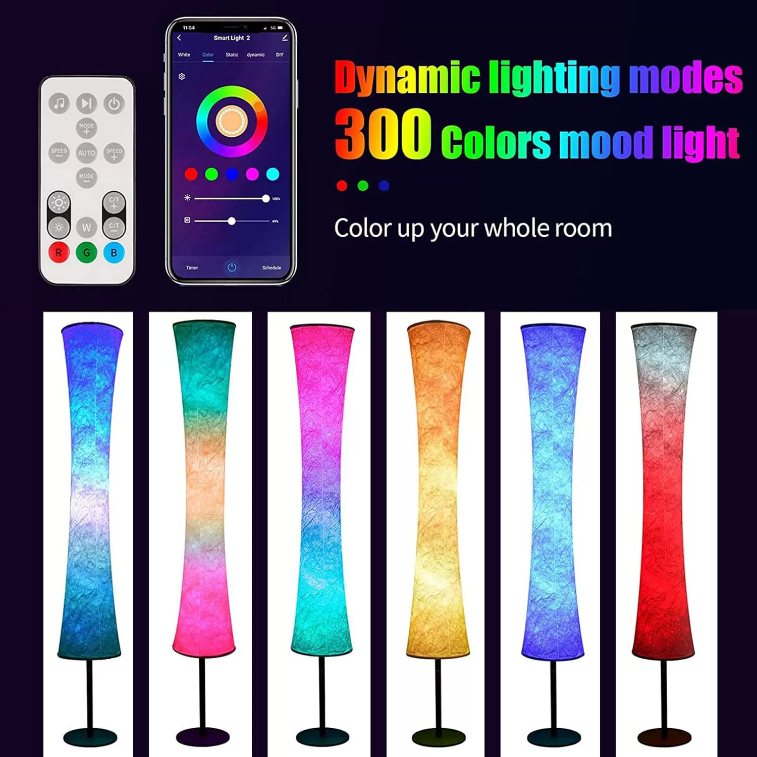LED-лампы, напольная лампа для гостиной/спальни, умная абажур, (Cross-border trading)