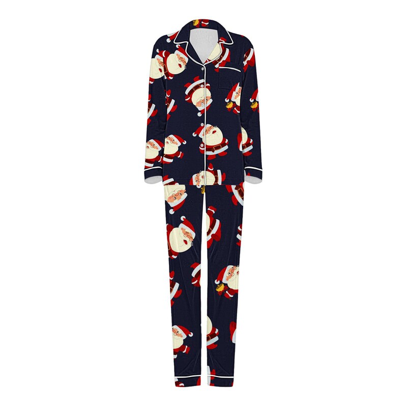 2024 Amazon Europe and America Foreign Trade Cross-border Ladies Casual Cute Christmas Home Clothes Pajamas suit
