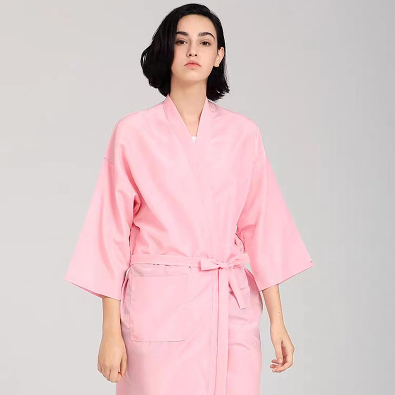 Barbería al por mayor teñido de cabello salón de belleza ropa de servicio al cliente peluquería cortador de cabello tela logotipo de impresión