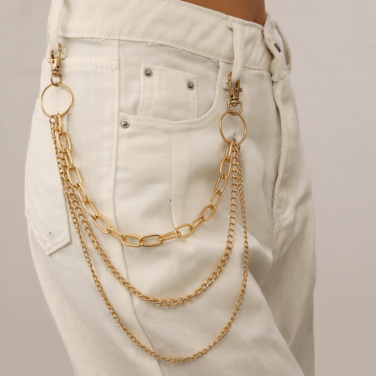 Unique Multi-layer Waist Chain For Men And Women, Simple Body Chain_voghion.com