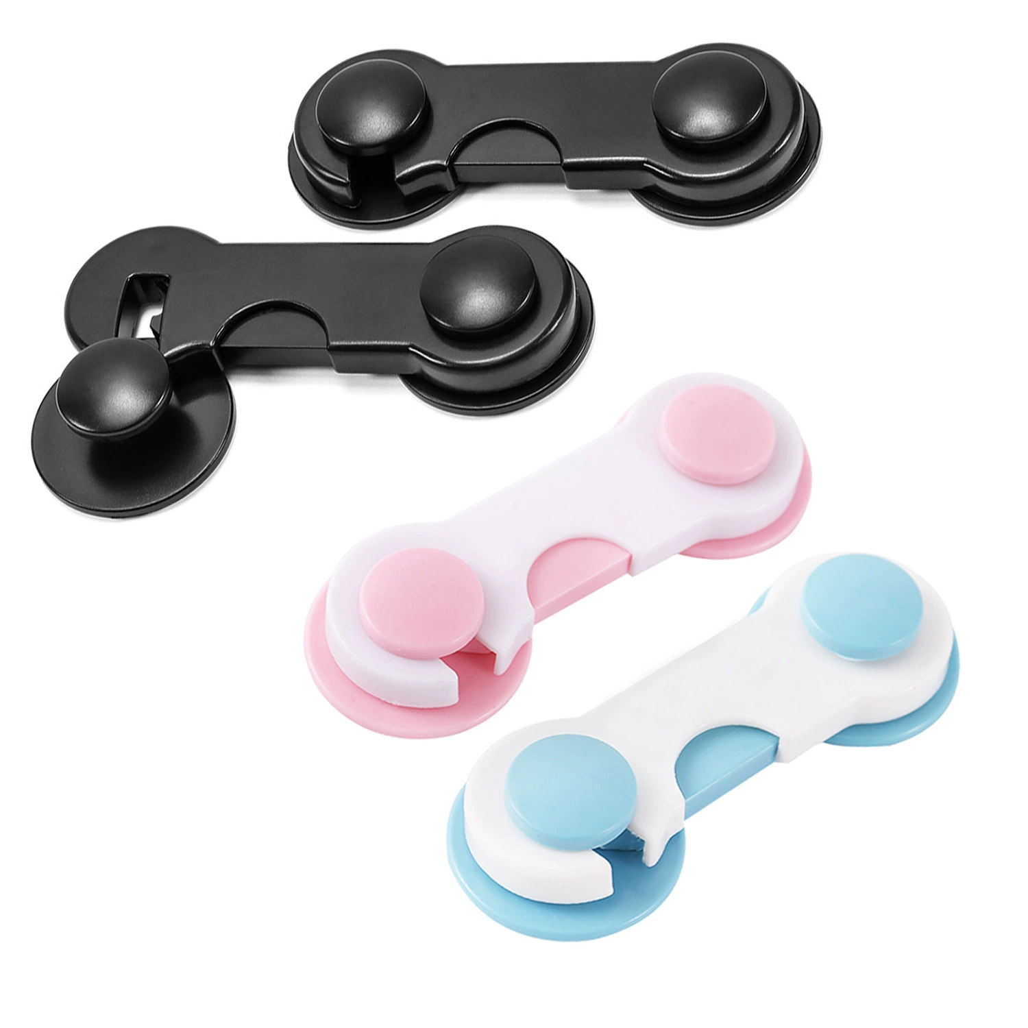 (Масса 50/упак.) Детский защитный замок Детский замок для холодильника Замок для шкафа Пара разблокирует дверной замок шкафа