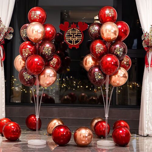 Wedding Welcome Balloons Wedding Door Decoration Flower Baskets Creative Romantic Chinese Wedding Decoration Supplies