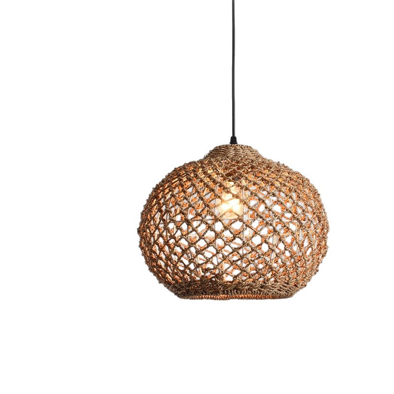 Retro lámpara de restaurante Residence sala de té atmósfera balcón silencioso mesa de comedor de arte de vid de viento estilo chino Zen estilo japonés lámpara de dormitorio