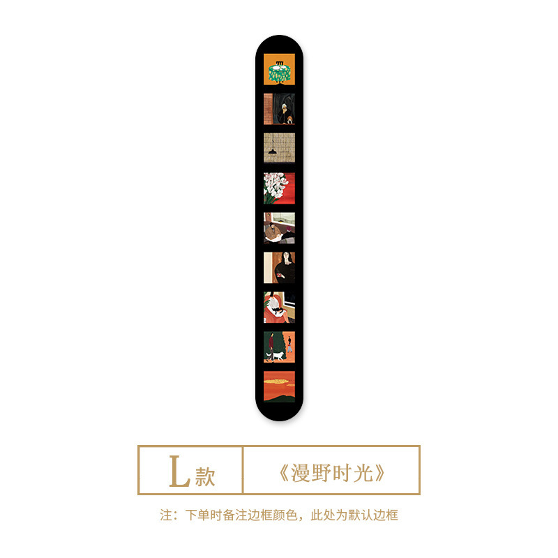 中古风入户玄关装饰画复古高级客厅挂画竖版长条百联走廊过道壁画|undefined