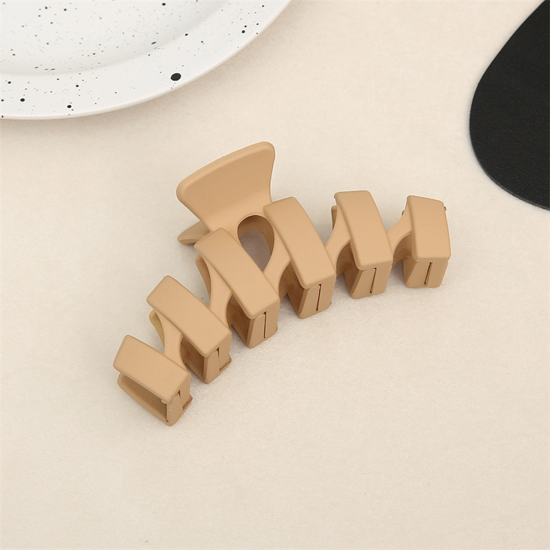 Pinza de pelo grande irregular de acrílico de estilo coreano elegante clip de tiburón grande updo clip de pelo nuevos accesorios para el cabello de alta calidad