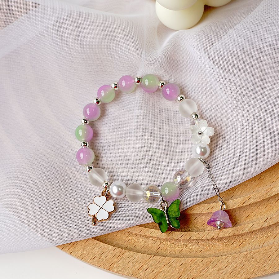 Simple Style Bow Knot Alloy Plating Bracelets
