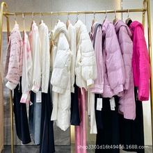 品牌女装大牌折扣冬季短款羽绒服气质百搭上衣走份尾款货服装批发