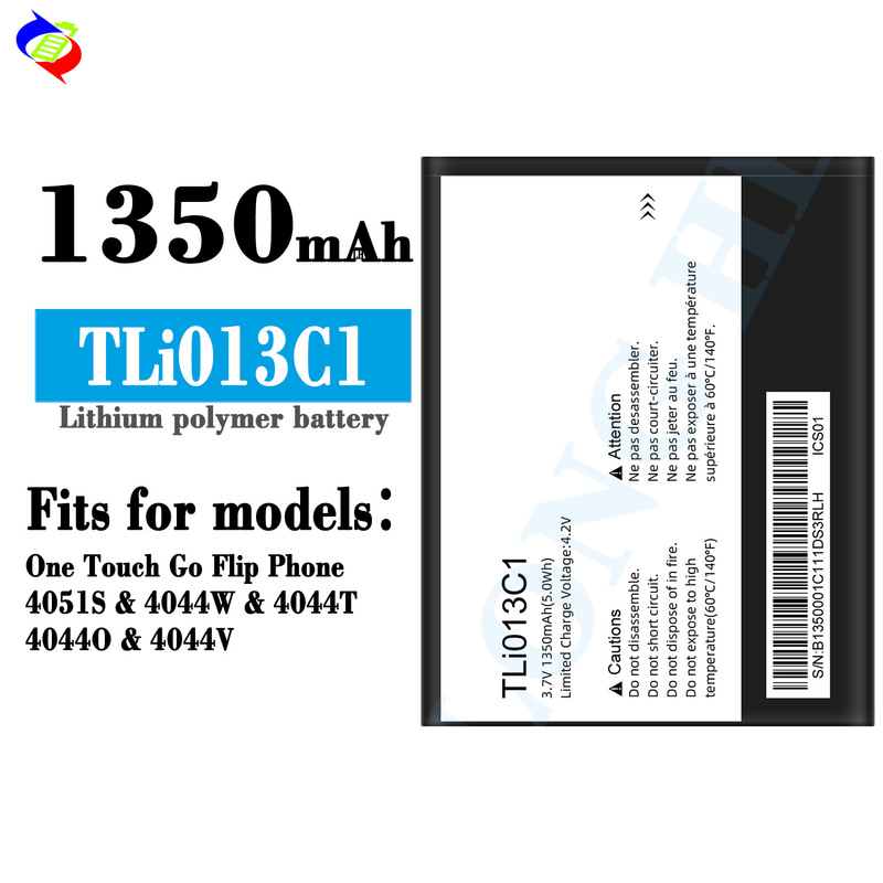 for Alcatel One Touch Go Flip Phone/4044W Mobile Phone Battery TLi013C1
