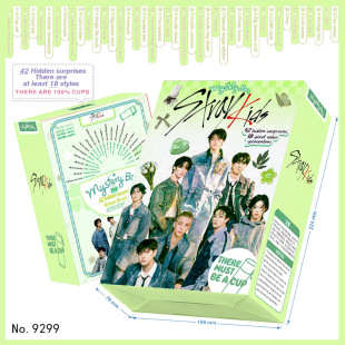 Gift Box STRAYKIDS TW GOT7 ITZY ATEEZ Star Peripheral Blind Box Water Cup File suit