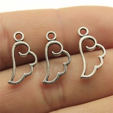 18x9mm 0.4g 多色 外贸饰品配件批发 飞行动物 天使翅膀吊坠