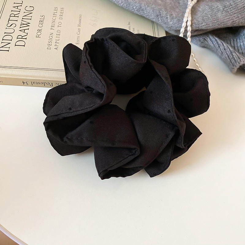 Encaje lazo para el cabello de intestino grueso de doble capa ins coreanos cuerda para el cabello de intestino grueso fresco y dulce en la parte posterior de la cabeza accesorios para el cabello femenino