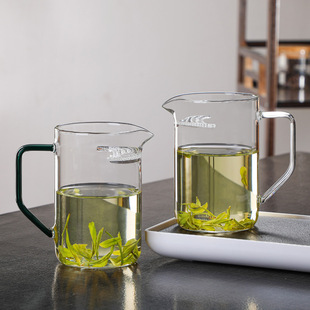 Borosilicate glass half Crescent princess cup tea filter integrated large filter tea cup tea dispenser thickened heat-resistant Tea Sea