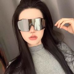 サングラス女性登山騎乗眼鏡個性ギャル連体大枠ゴーグル防風日焼け止めサングラス男大顔