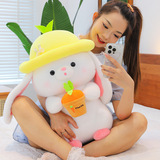 Плюшевый кролик, игрушка, большая подушка, тряпичная кукла, белый кролик, подарок на день рождения