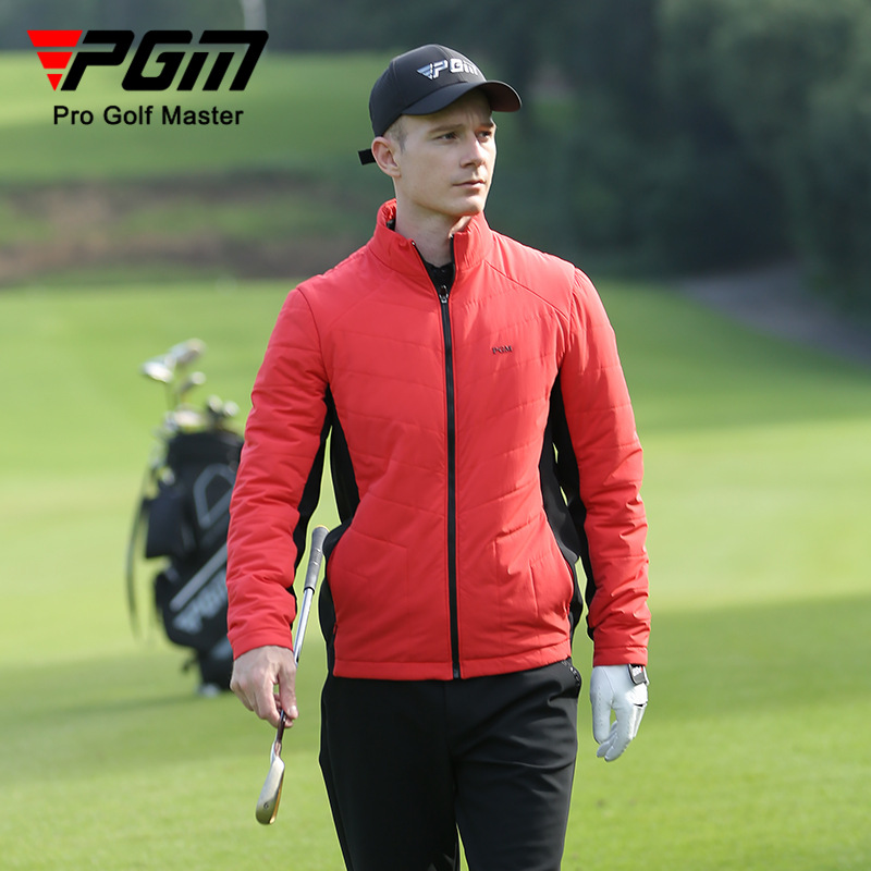 PGM golf clothing men's cotton jacket autumn and winter long-sleeved jacket clothing men's clothes quilted Jersey