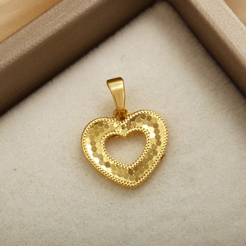 Xupe joyería nueva panal amor corona flor colgante cobre chapado en oro escala de peces superficie moda geométrica colgante creativo