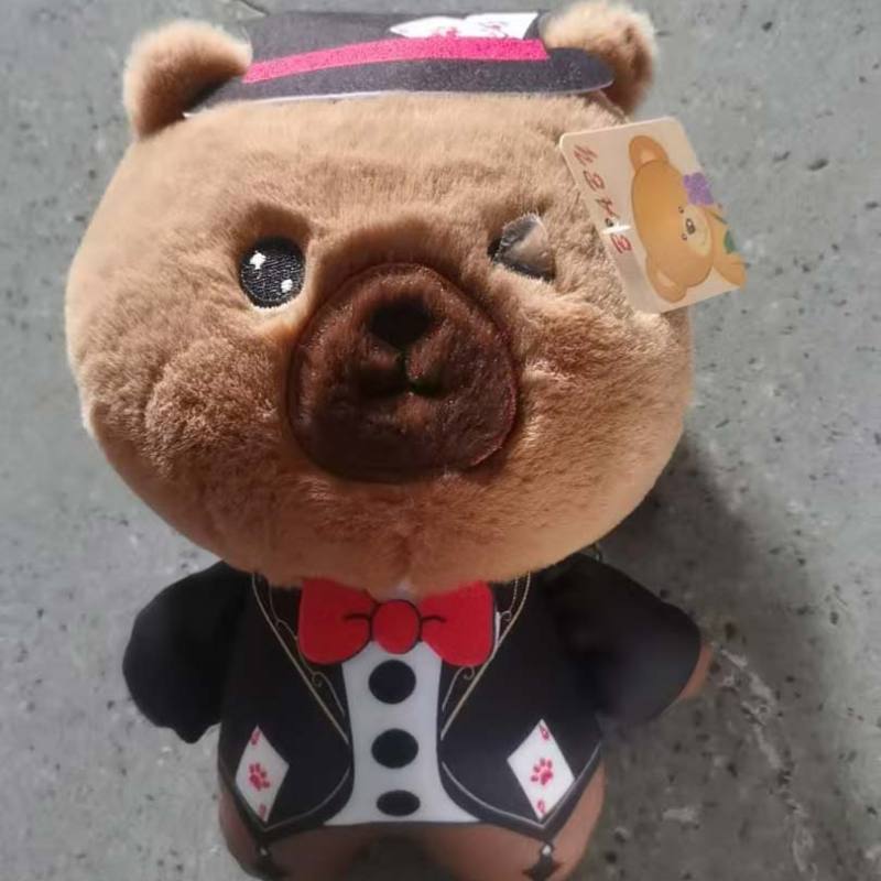 Yan venta al por mayor de 8 pulgadas máquina de garras muñeca de peluche boutique máquina de agarre muñeca boda regalo muñeca de oso