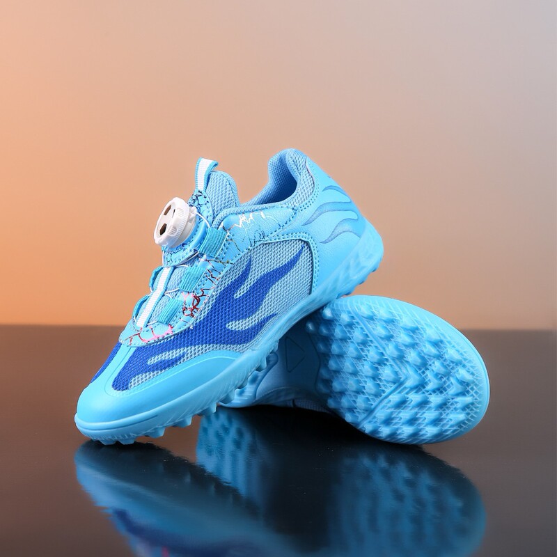 Summer Mesh Breathable Football Shoes with Studs for Children, Elementary School Students, Boys and Girls, Kids' Training Shoes Summer Mesh Breathable Football Shoes with Studs for Children, Elementary School Students, Boys and Girls, Kids' Training Shoes
