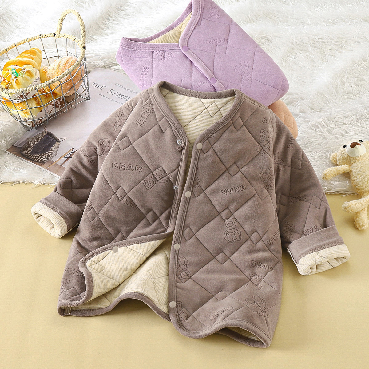 Xfsq12 - cardigan - café oscuro