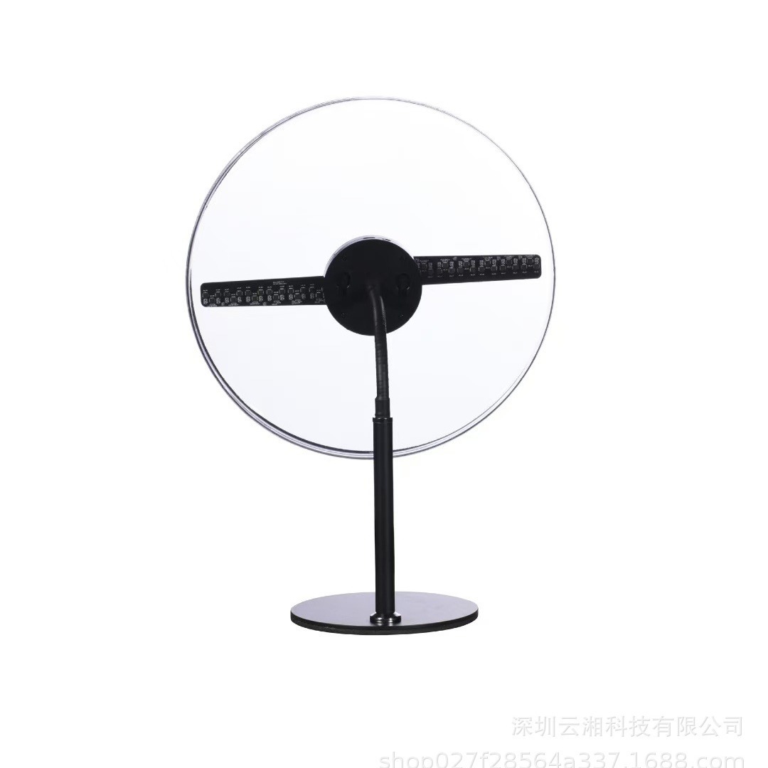 매우 명확한 데스크탑 30CM3D 홀로그램 광고 기계 팬 스크린 홀로그램 비즈니스 디스플레이 스몰 사이즈 올인원 앱