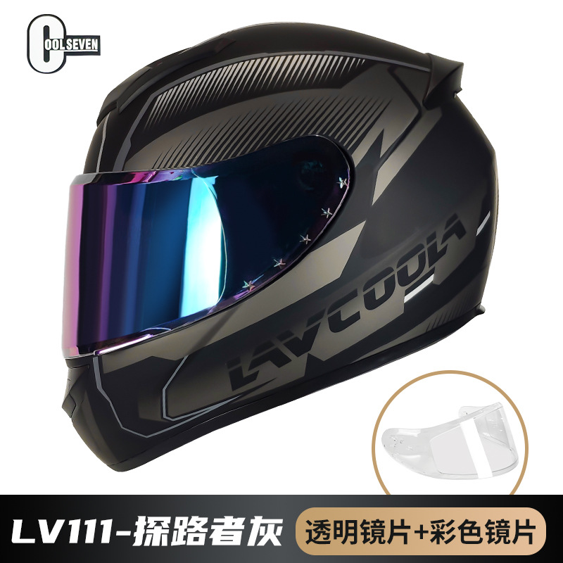 Casco de motocicleta certificado 3C DOT fábrica de comercio exterior Four Seasons casco completo universal casco de coche eléctrico Estándar Nacional Clase A