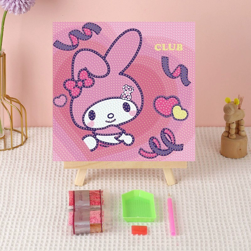 Алмазная вышивка (canvas) Genshin Impact DIY, 20×20 / 30×30, деревянная внутренняя рама и набор инструментов