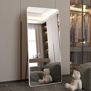 Full-Length Mirror Floor Mirror for Home Use, Trendy Ins-Style Female Dormitory Bedroom Wall-Mounted Dressing Mirror