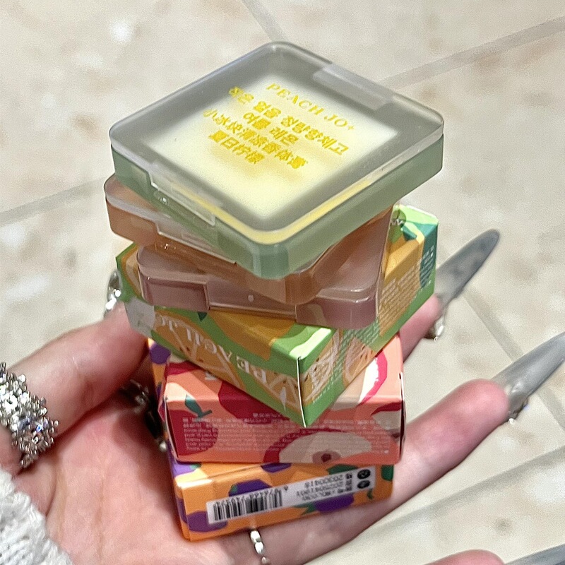 Peach Jo+ Small Ice Cube Cooling Balm Fresh Fragrance Solid Perfume Deodorizing Long-Lasting Body Perfume for Women