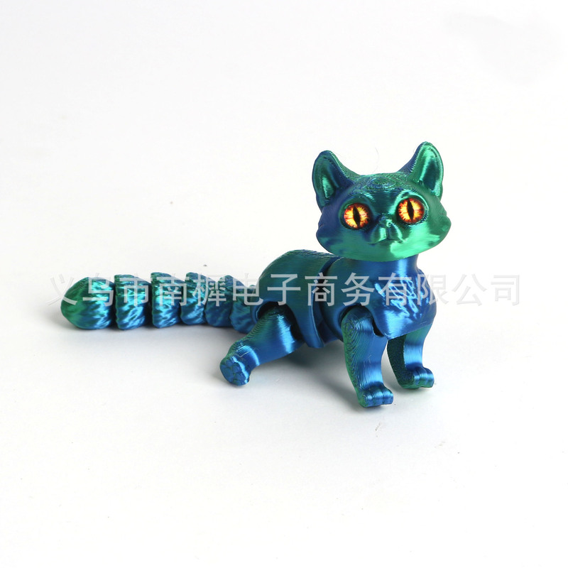 3D打印可爱小猫咪萌宠桌面摆件手办模型新品玩具跨境地摊批发代发|undefined
