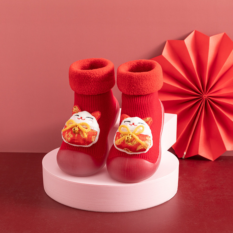 Navidad, Año Nuevo, invierno, calcetines para bebés, zapatos para bebés, zapatos para bebés image 13
