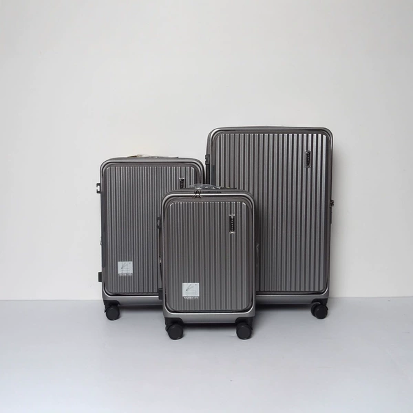 Type A - high-end suitcase - dark gray