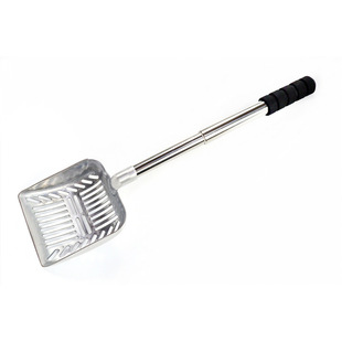 Factory Direct sales cat litter shovel large mesh shovel pet supplies metal cat litter shovel retractable cat litter shovel