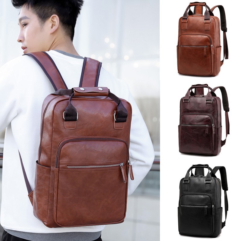 Nueva mochila de negocios impermeable 15.6 pulgadas bolsa de computadora de gran capacidad de moda simple mochila de viaje casual