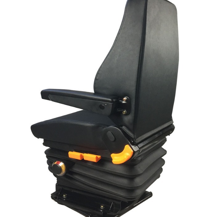 Asiento de locomotora de carril cabina de coche modificada Asiento de amortiguación mecánico giratorio de 360 ° Asiento de cabina de simulación de aviación