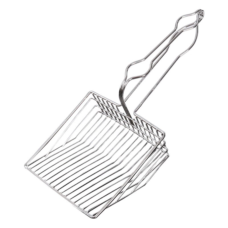 Оптовая кошачьих экскрементов Лопата для чистки домашних животных оптом кошачий Туалет Лопата фильтр лоток инструмент для чистки кошачьих экскрементов гальванический металл