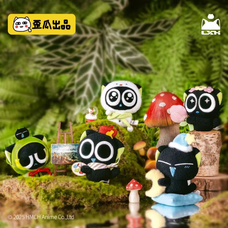中旬【正版官周】 罗小黑四季之旅毛绒盲盒女生可爱公仔玩偶电|undefined
