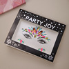 European and American PARTYJOY Music Festival Makeup Special Eyes Eye Diamond Diamond Face Diamond Eyes Crows Crowd Drills